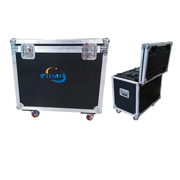 Bevægeligt hovedlys, RGBWAUV 6i1, DMX-vaskelys, 1PC Flightcase kun, 6in1 RGBWUV
