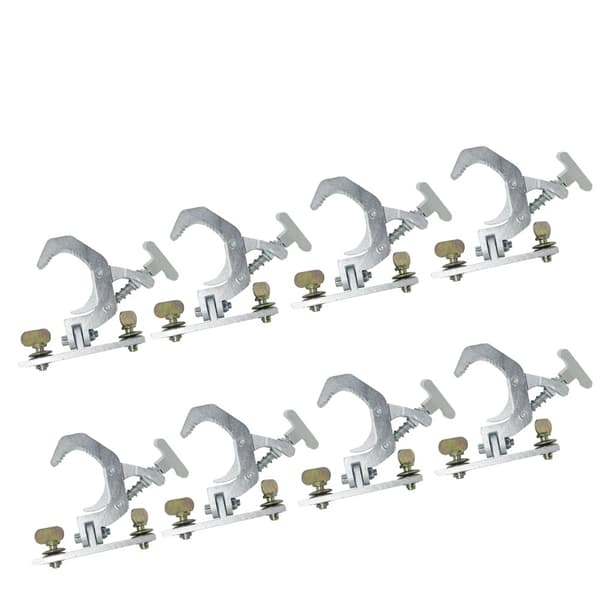 Scenbelysning Krok, 150kg Säkerhetsbelastning, Passar för 42-61mm Rör,4 par