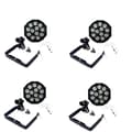Miniatyrbillede 1 af 2: LED Par Lys, RGBWA UV Farveblanding, DMX Kontrol, 12x12W 4 stk, EU-stik