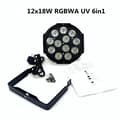 Miniatyrbillede 2 af 2: LED Par Lys, RGBWA UV Farveblanding, DMX Kontrol, 12x18W RGBWA UV, EU-stik