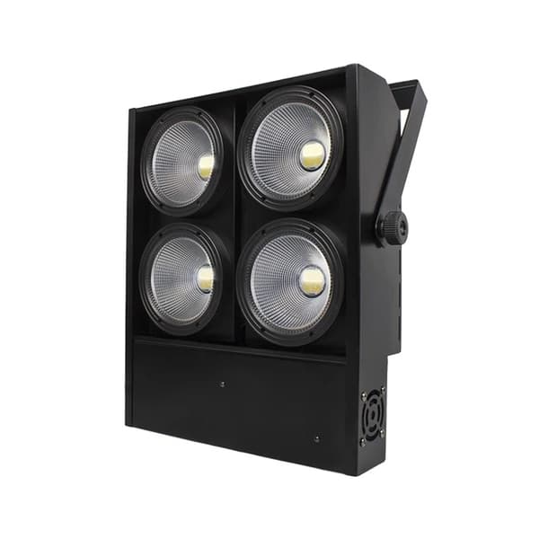 LED Blinderlys, 4x100W & 200W muligheder, Kold & Varm Hvid, 4eyes cool varm, EU-stik