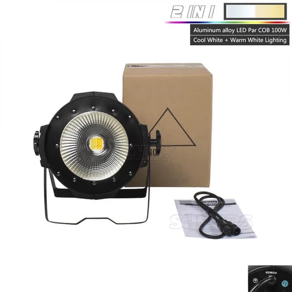 LED-bländljus, 4x100W & 200W alternativ, kallt & varmt vitt, 1öga 200W Kall Varm, EU-kontakt