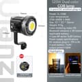 Miniatyrbillede 2 af 2: COB Fotografi Udfyldningslys, Dobbelt Farvetemperatur, APP Fjernbetjening,120W BI COB