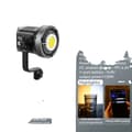 Miniatyrbillede 1 af 2: COB Fotografi Udfyldningslys, Dobbelt Farvetemperatur, APP Fjernbetjening,120W BI COB