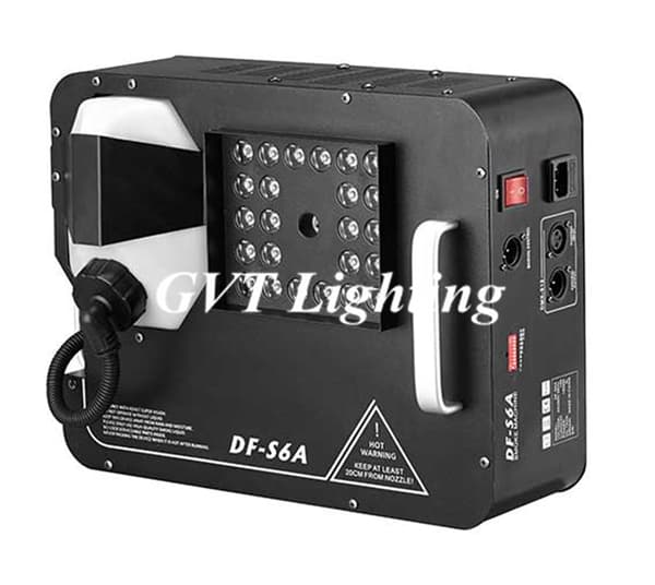 LED 24x9W RGB 3i1 Røgmaskine, 1500W Effekt, DMX 9 Kanaler, Selvstændig Installation