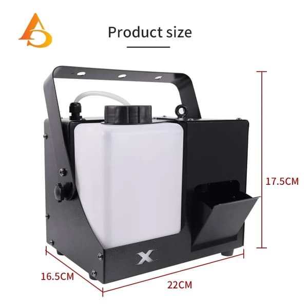 Røgmaskine, 220V, DMX Kontrol,500W 220V, EU stik
