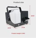 Miniatyrbillede 2 af 2: Røgmaskine, 220V, DMX Kontrol,1000W 220V, EU stik