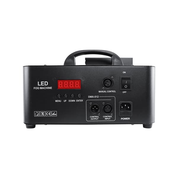 Fogmaskine, 1500W effekt, DMX scenelys