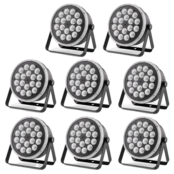 RGBW Par-lampa, 100W effekt, DMX512-kontroll, IP20-skydd,8ST, EU Kontakt