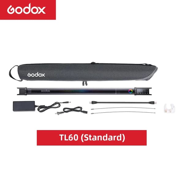 RGB Videolampa, Justerbar Ljusstyrka, Fjärrkontroll,TL60 1 Kit
