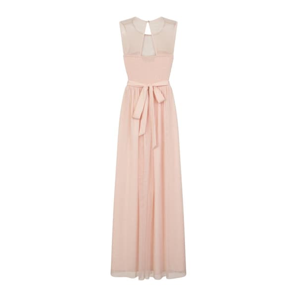 Little Mistress Womens/Ladies Delphi Sweetheart Mesh Maxi Dress