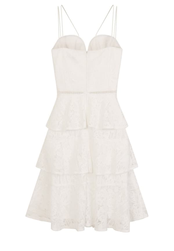 Girls On Film Kvinnor/Damer Starry Eyed Tiered Lace klänning