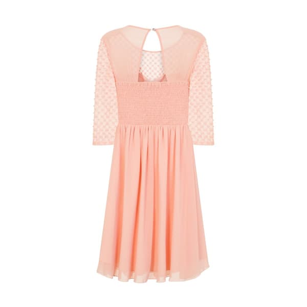 Little Mistress Womens/Ladies Embellished Pearl Midi Prom Dress