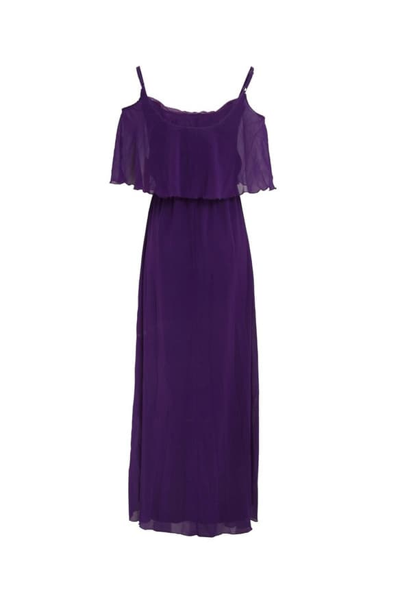 Girls On Film Womens/Ladies Motion Cold Shoulder Maxi Dress