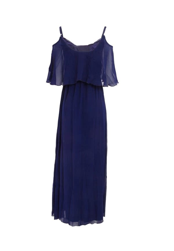 Girls On Film Womens/Ladies Motion Cold Shoulder Maxi Dress