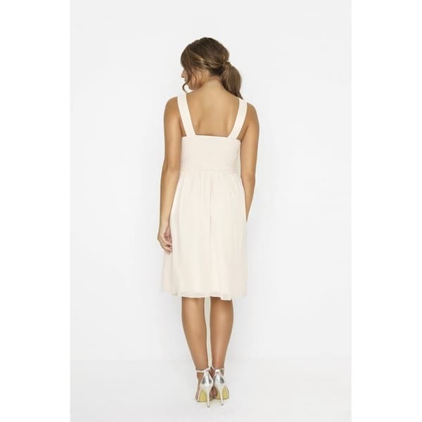 Little Mistress Womens/Ladies Lace Grid Prom Dress
