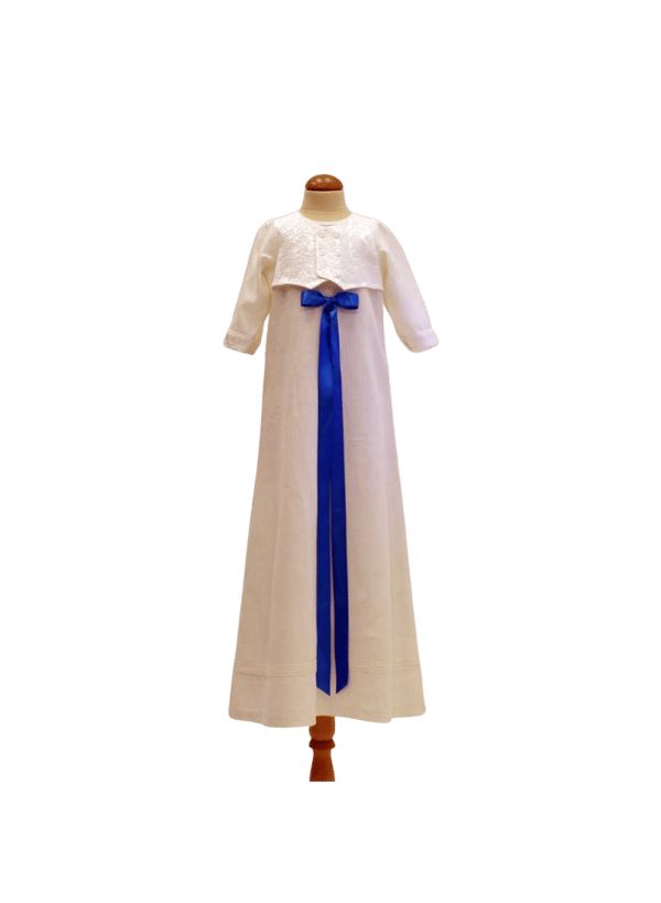 Christening gown for boys,  with brocade vest, 10 choices of  bow, Grace of Sweden