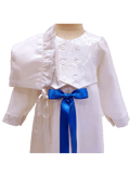 Miniatyrbild 2 av 10: Dopklänning med väst, dophätta och valfri rosett - Grace of Sweden