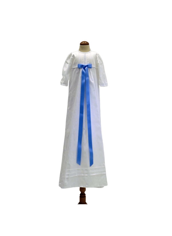 Christening gown in white, 10 free choices of bow -  Grace of Sweden