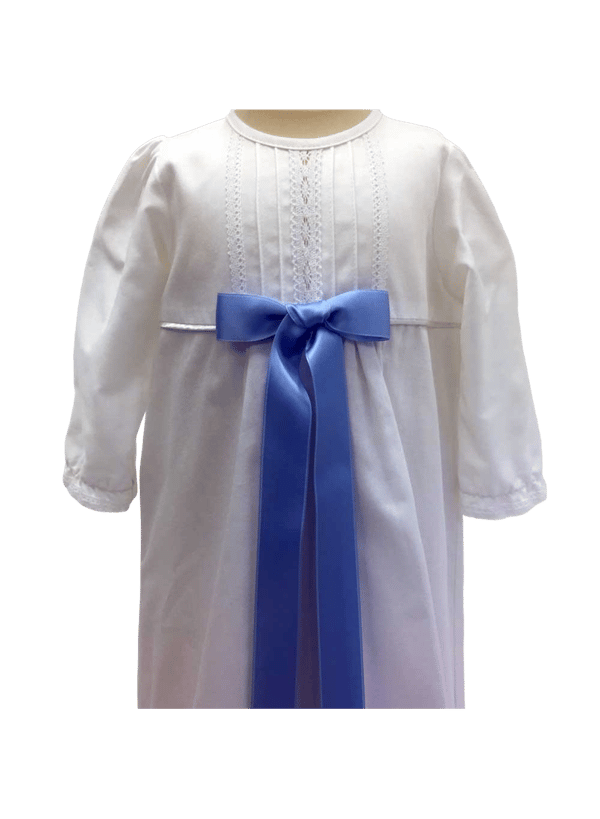Christening gown in white, 10 free choices of bow -  Grace of Sweden