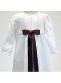 Pikkukuva 5 / 7: Christening gown - Grace of Sweden - White with long sleeve in linen. 10 bows options