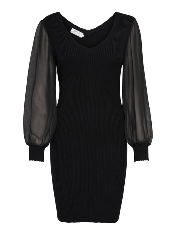 Only - onlJenny LS Mix V-neck Dress
