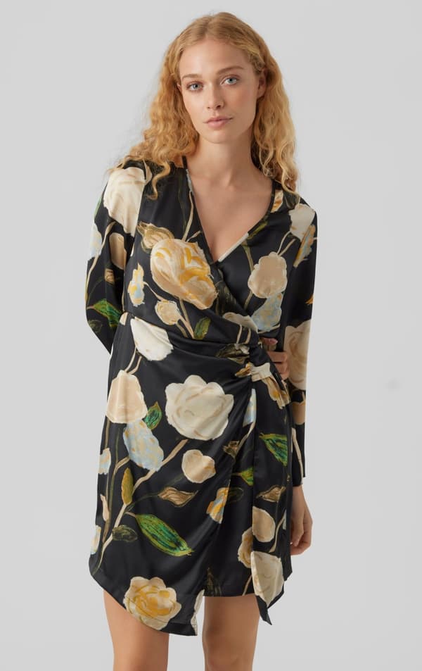 Vero Moda - vmRenee Noa 7/8 Short Dress Svart XS