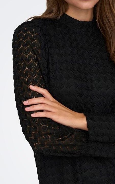 Jacqueline - jdyAvery LS Highneck Lace Dress
