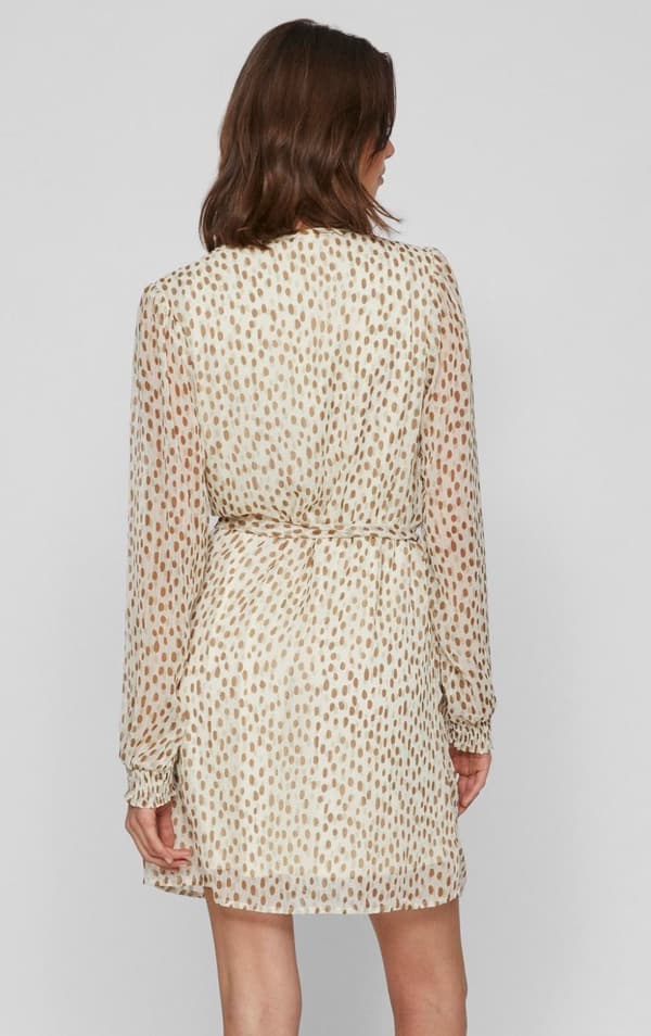 Vila - Vifalia Smock V-neck LS Dress Nori Print