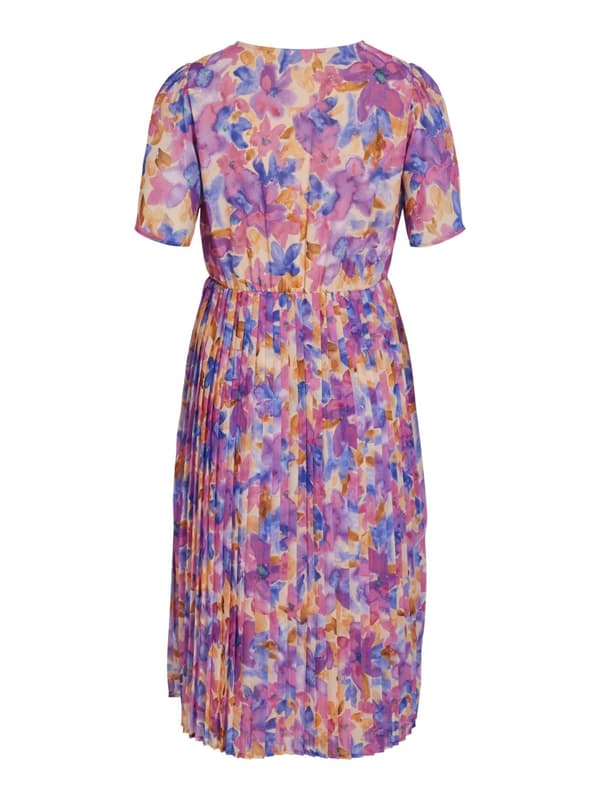 Vila - Vijanelle SS Wrap Dress Wild Flowers Print