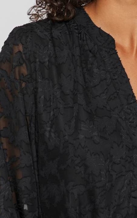 Vila - Viflema V-neck LS Short Dress