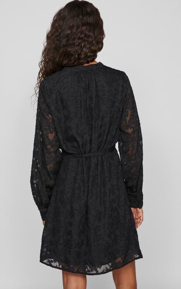 Vila - Viflema V-neck LS Short Dress