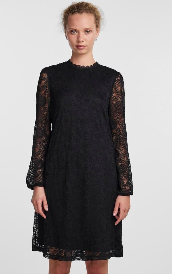 Pieces - pcOlline LS Lace Dress