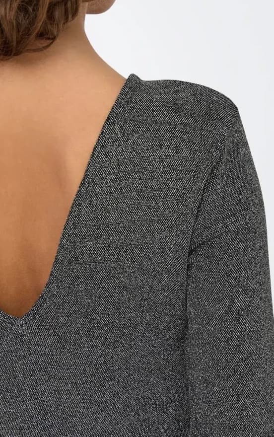 Only - onlQueen LS Glitter Twist Dress