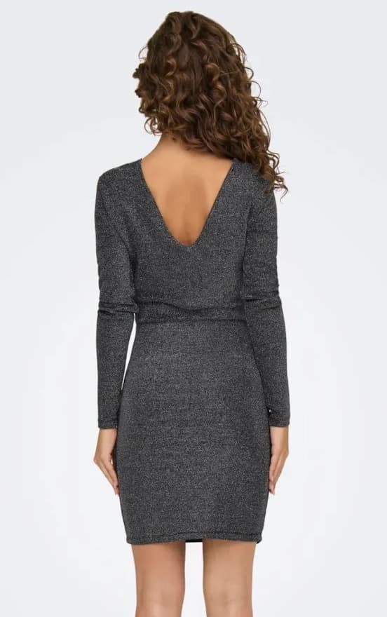 Only - onlQueen LS Glitter Twist Dress