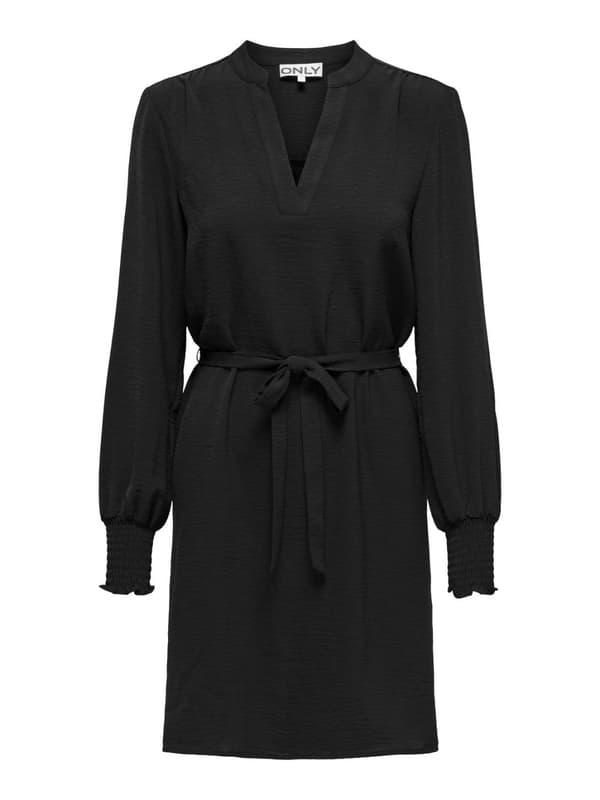 Only - onlMette V-neck Smock Dress Svart XS