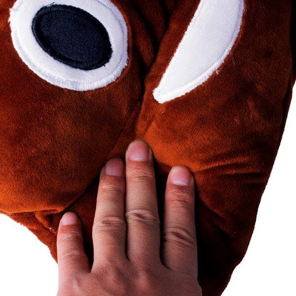 Emoji-pude i blødt plys