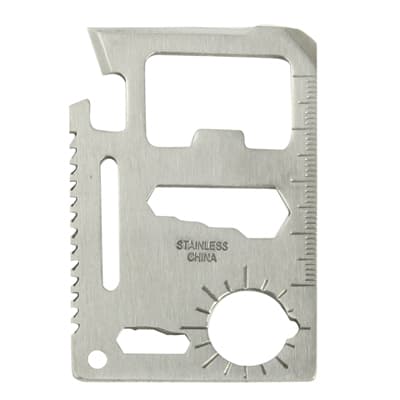Survival Card Multi-tool, der passer i din kreditkortlomme