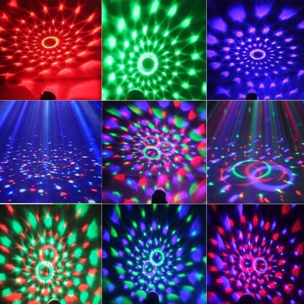 Roterande Discokula - Magic Ball roterar och pulserar med musiken