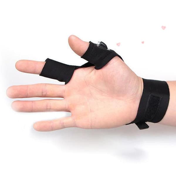 Handske med lampe - belysning på tommelfinger/pegefinger