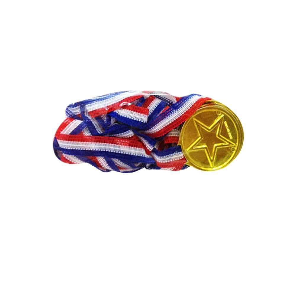 Unique Party Medaljer för vinnare med halsband (förpackning med 5 stycken)