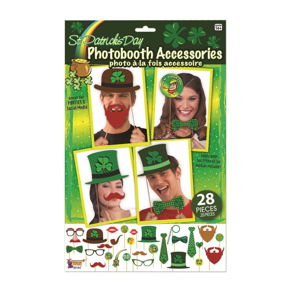 Bristol Novelty St Patricks 28 stycken pinne rekvisita uppsättning