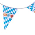 Miniatyrbillede 2 af 2: Vimpel flagguirlande med rombemønster blå-hvid og motiver - pr. stk.