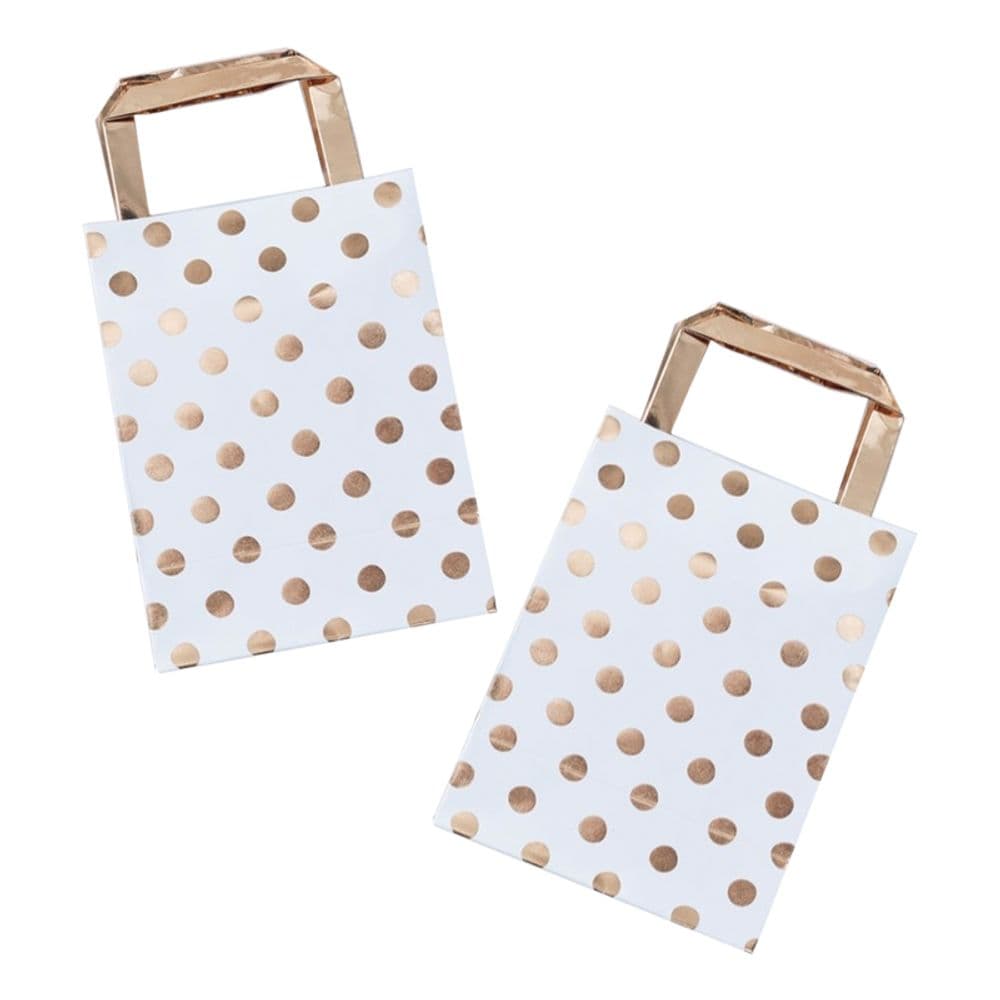 Festposer Polka Dot Guld Metallic