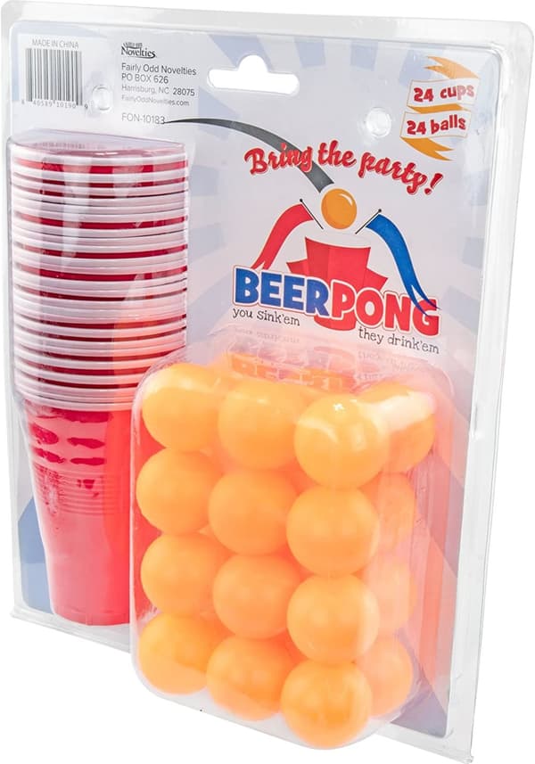 Beer Pong Classic | 24 plastmuggar & 24 ping pong bollar Beer Pong Classic | 24 plastmuggar & 24 ping pong bollar