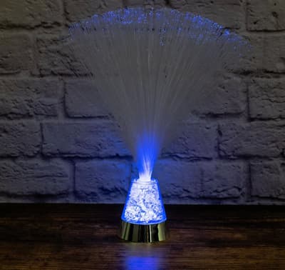Fiberoptisk Lampa / Fiberlampa - Välj färg