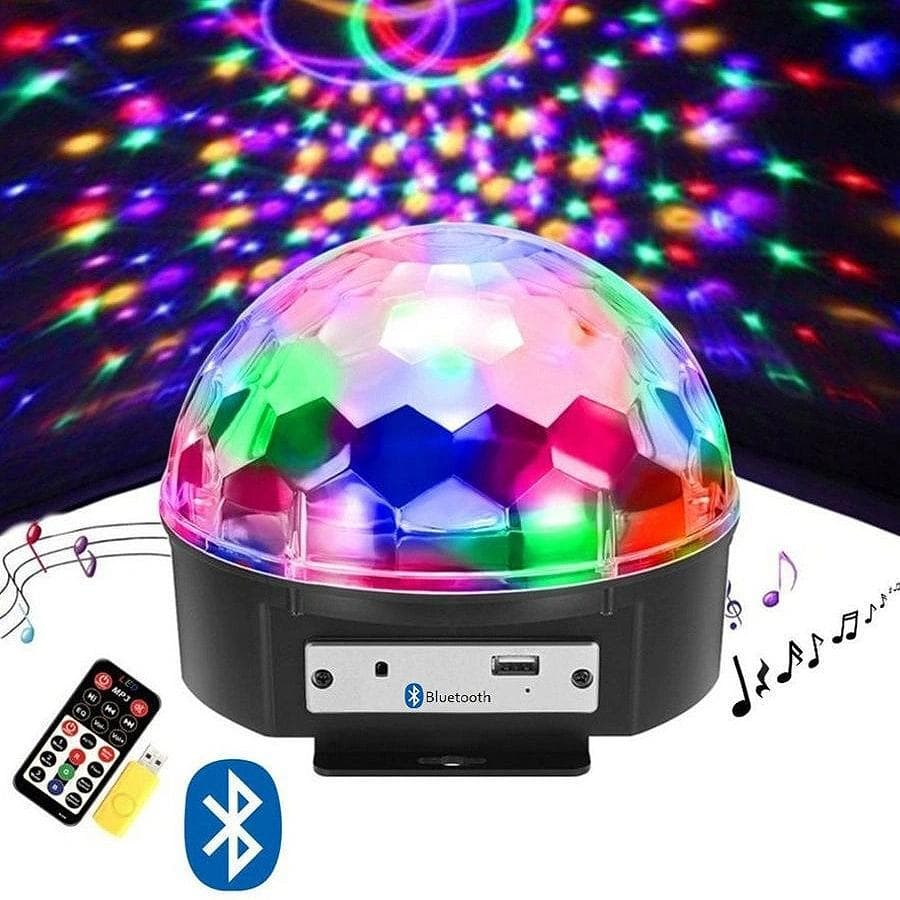Discolampa med Bluetooth & Högtalare - LED-lampa - RGB