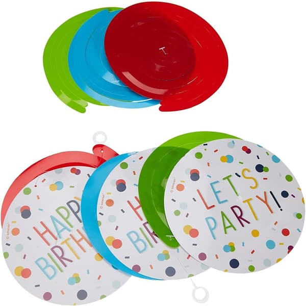 Amscan Swirl Birthday Party Decoration (Pack of 6)