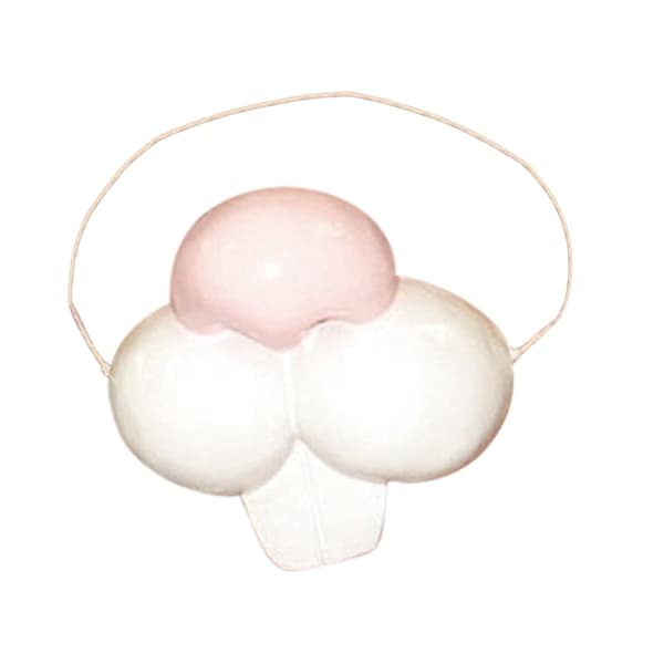 Bristol Novelty Rabbit Nose Costume Pink/White One Size