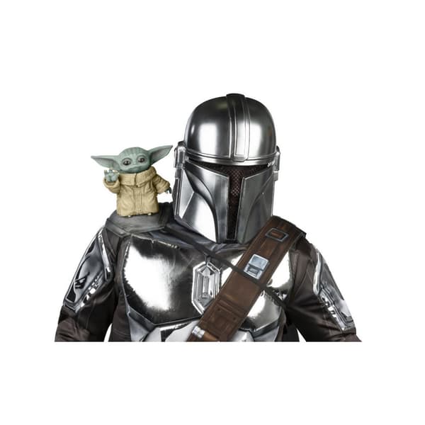 Star Wars: The Mandalorian The Child Shoulder Sitter Green/Cream One Size